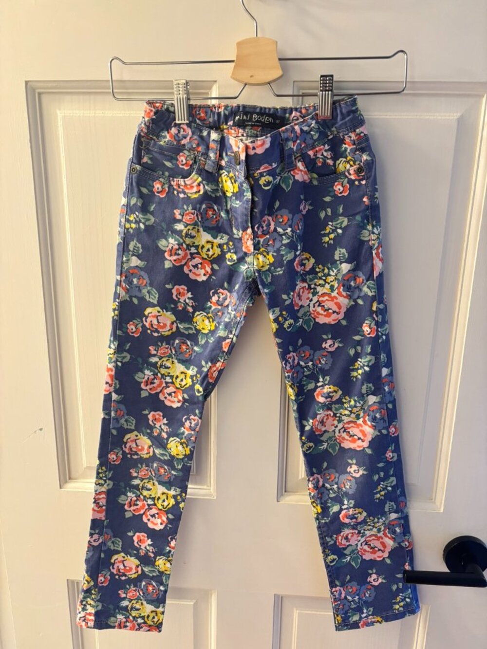 Mini Boden Floral jeans 9y